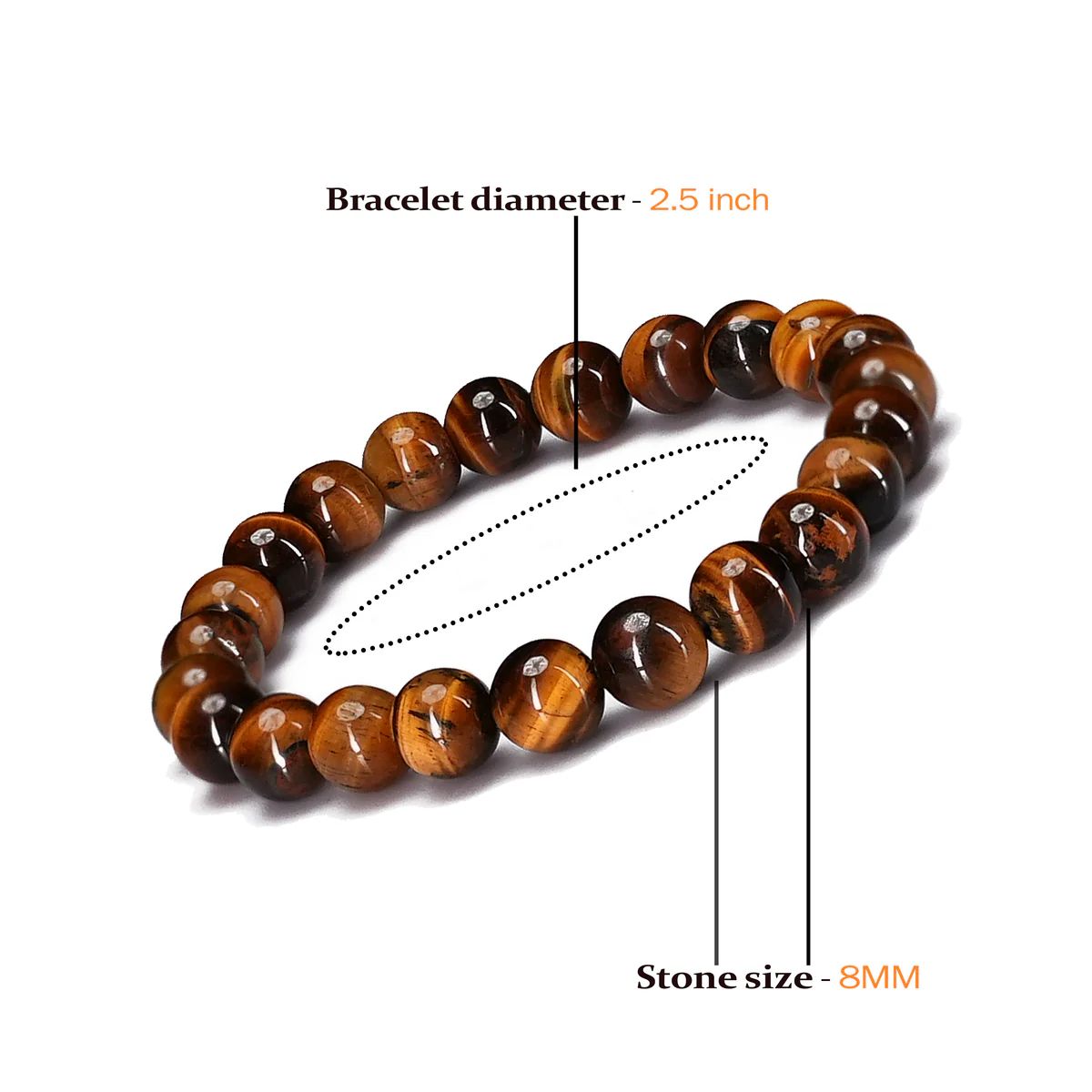 Energised Original Tiger Eye Bracelet Healing Energy - Image 4